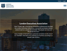 Tablet Screenshot of londonexecutives.com
